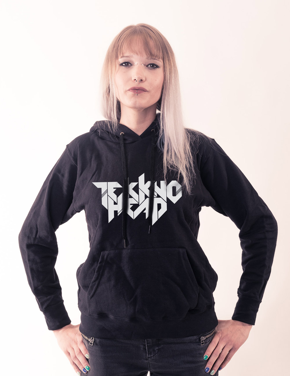 TEKKNOHEAD Girly Kappu schwarz