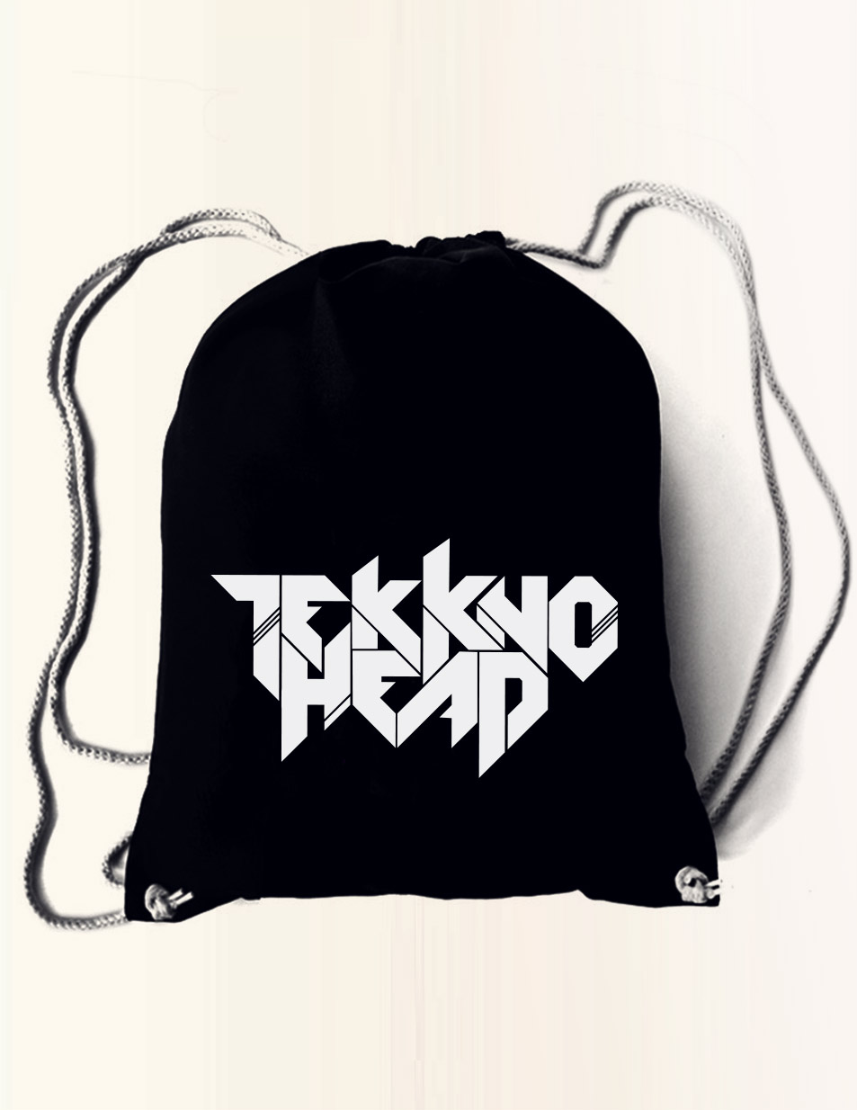 TEKKNOHEAD Rucksack mehrfarbig auf schwarz