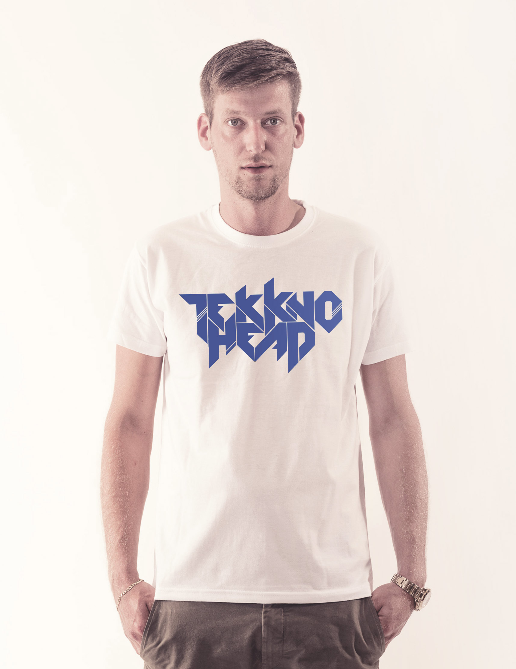 TEKKNOHEAD Shirt weiss