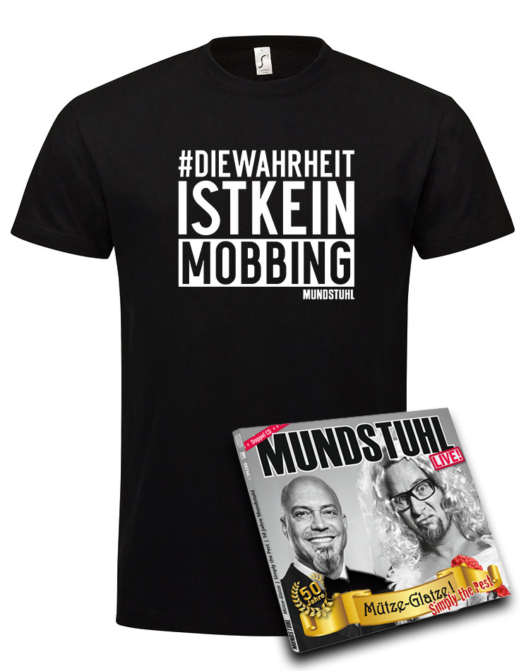 Die Wahrheit ist kein Mobbing T-Shirt + LIVE CD Mtze-Glatze! Simply the Pest schwarz