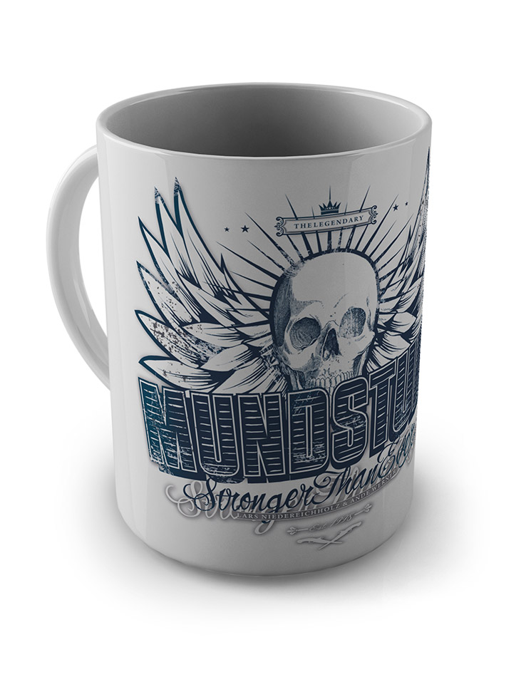 Rebell Tasse weiss