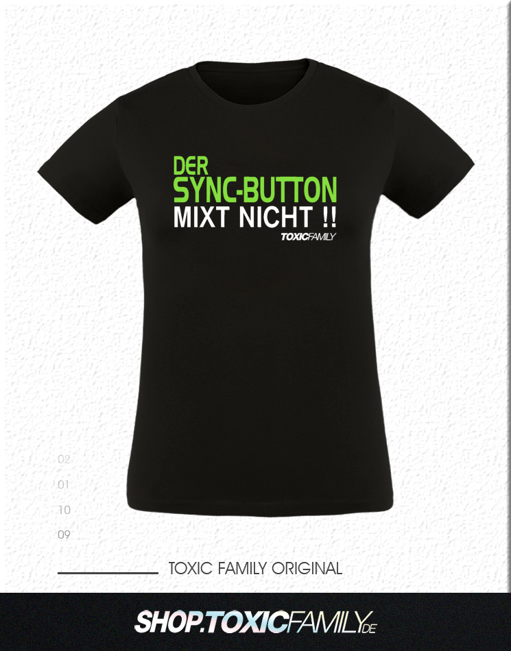 Der Sync-Button mixt nicht schwarz