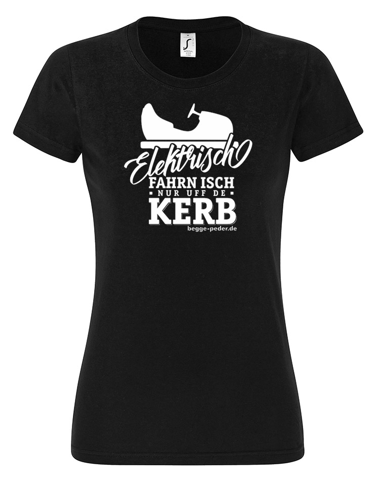 Elektrisch Autoscooter Girly T-Shirt schwarz