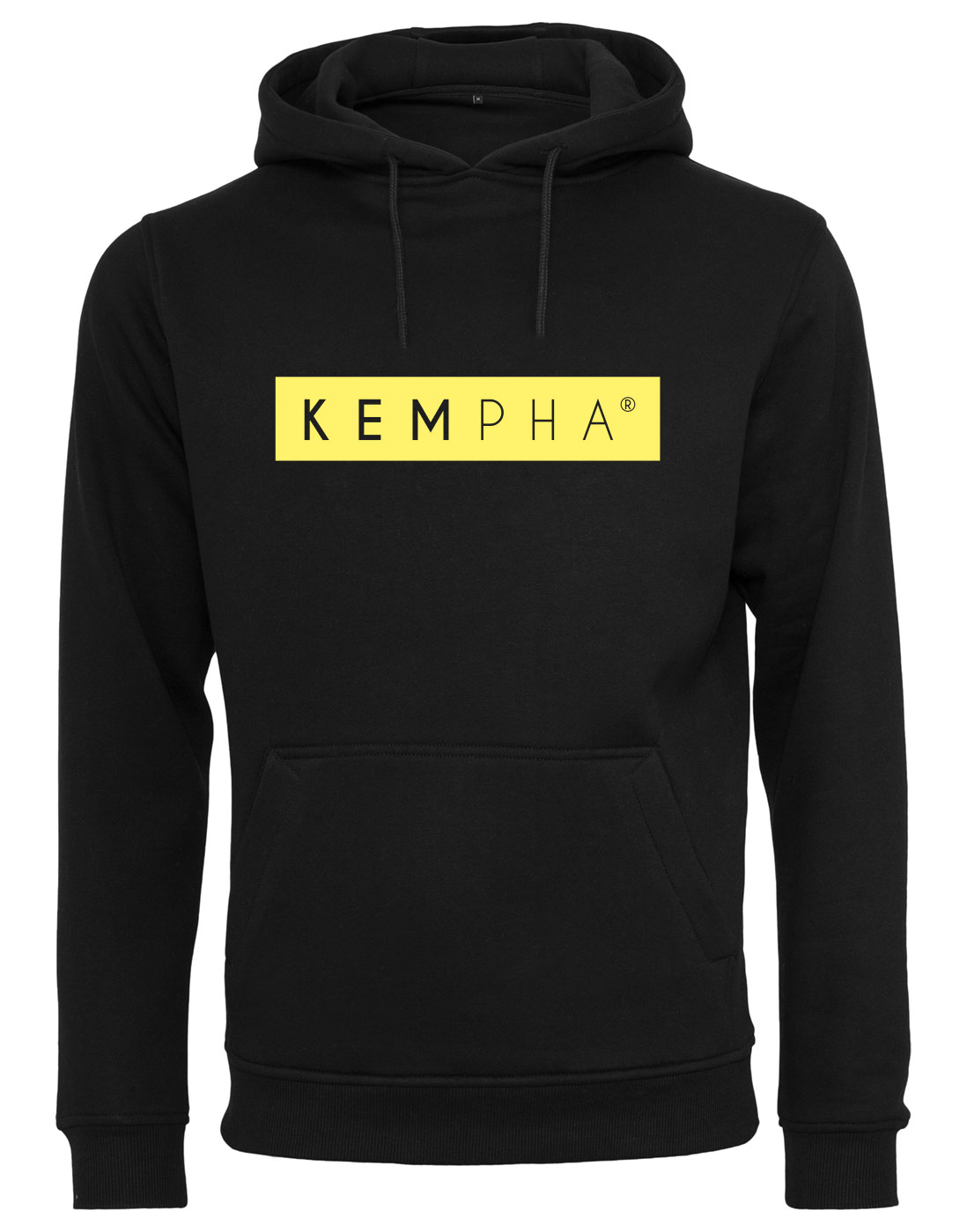 Kempha Premium Hoodie NEONgelb auf schwarz