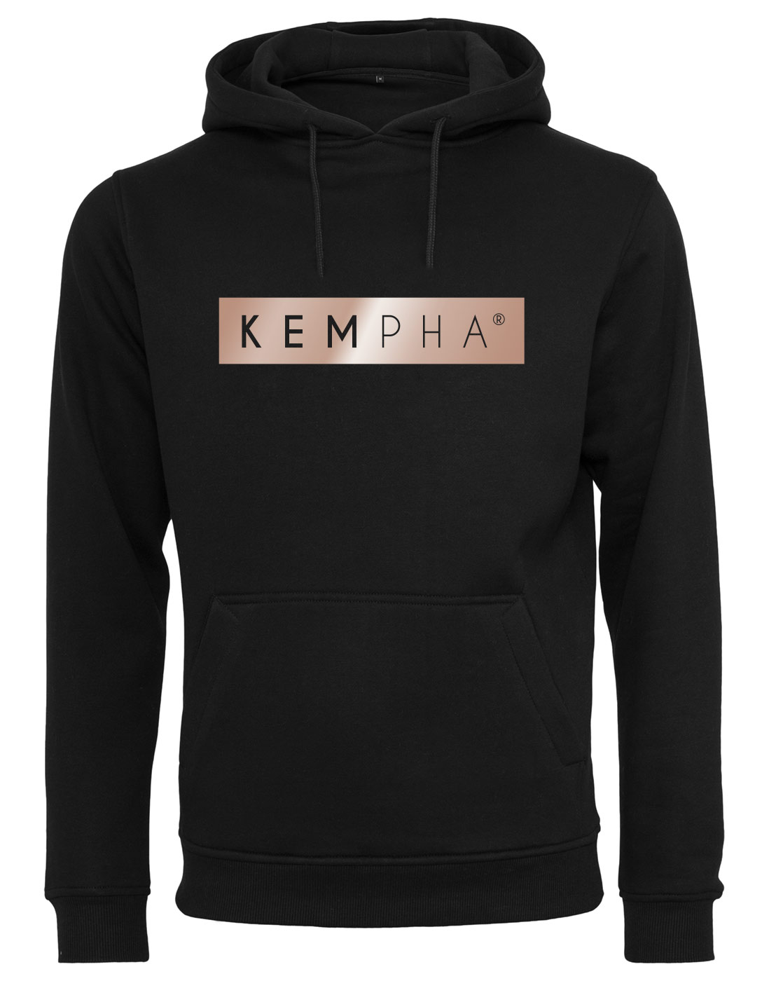 Kempha Premium Hoodie ROSEgold auf schwarz