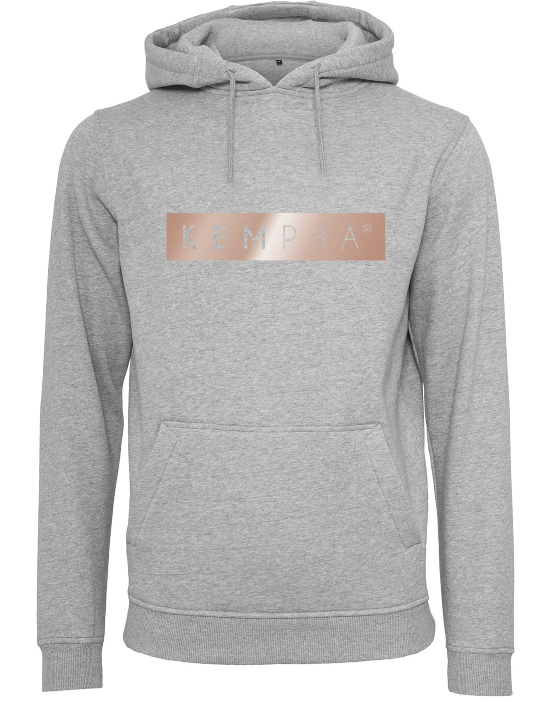 Kempha Premium Hoodie ROSEgold auf heathergrey