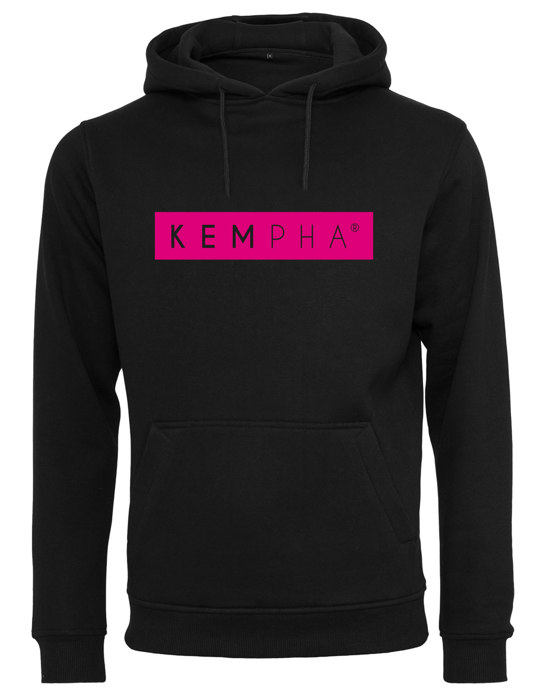 Kempha Premium Hoodie NEONraspberry auf schwarz