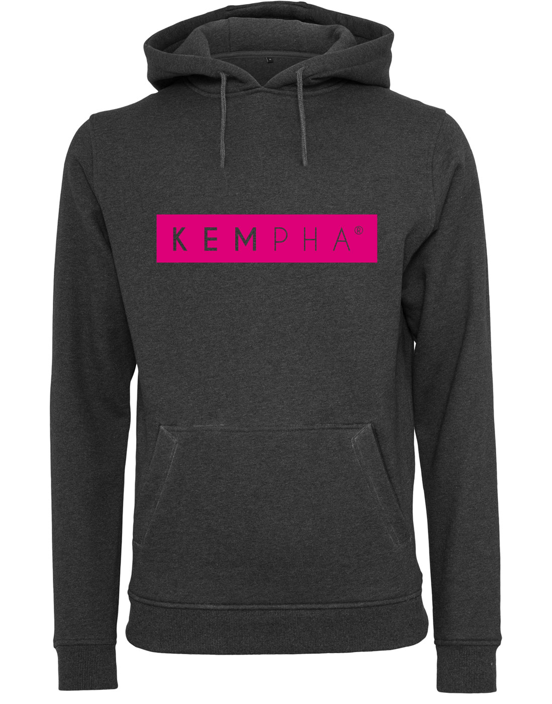 Kempha Premium Hoodie NEONraspberry auf heathergrey