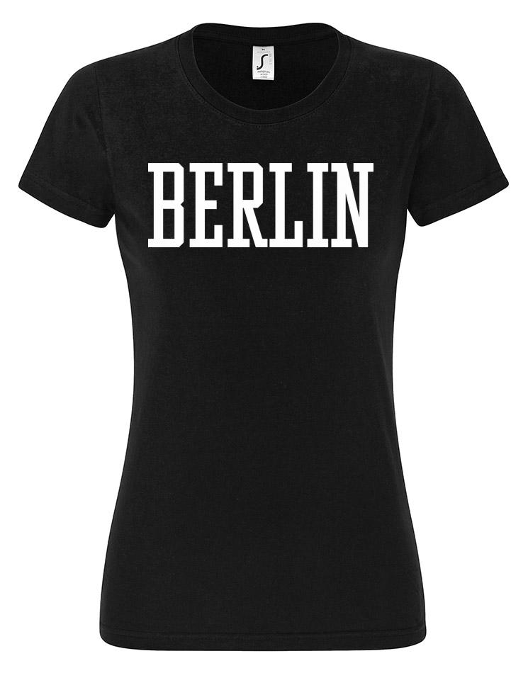 Berlin Damen T-Shirt schwarz