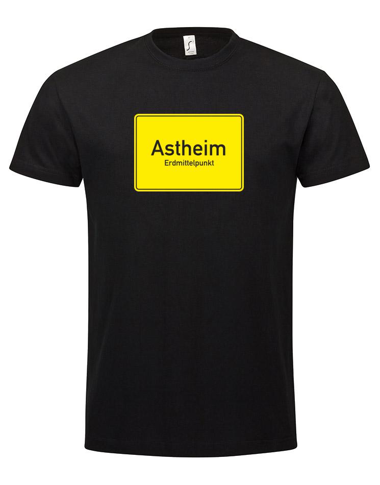 Astheim Schild T-Shirt schwarz