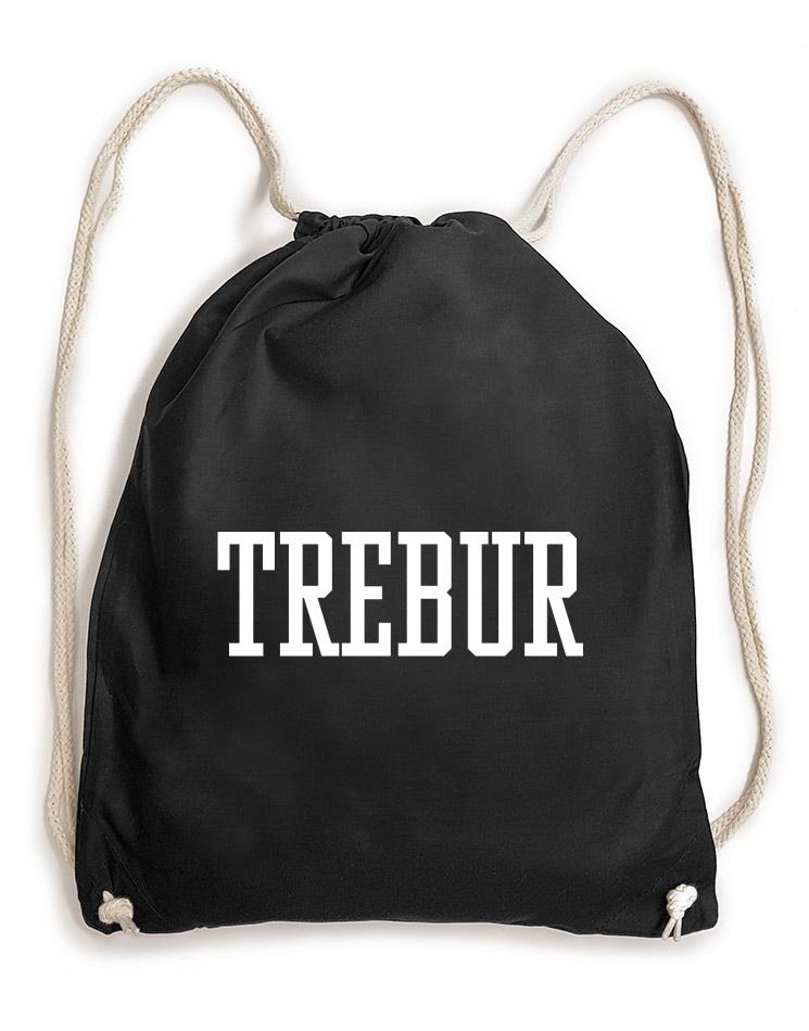 Trebur Baumwollrucksack schwarz