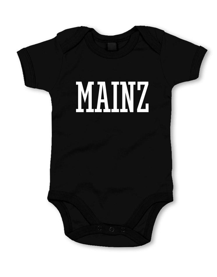 Mainz Babystrampler schwarz