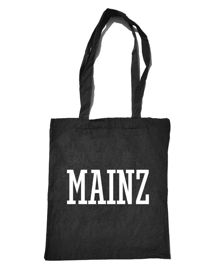 Mainz Jutebeutel schwarz