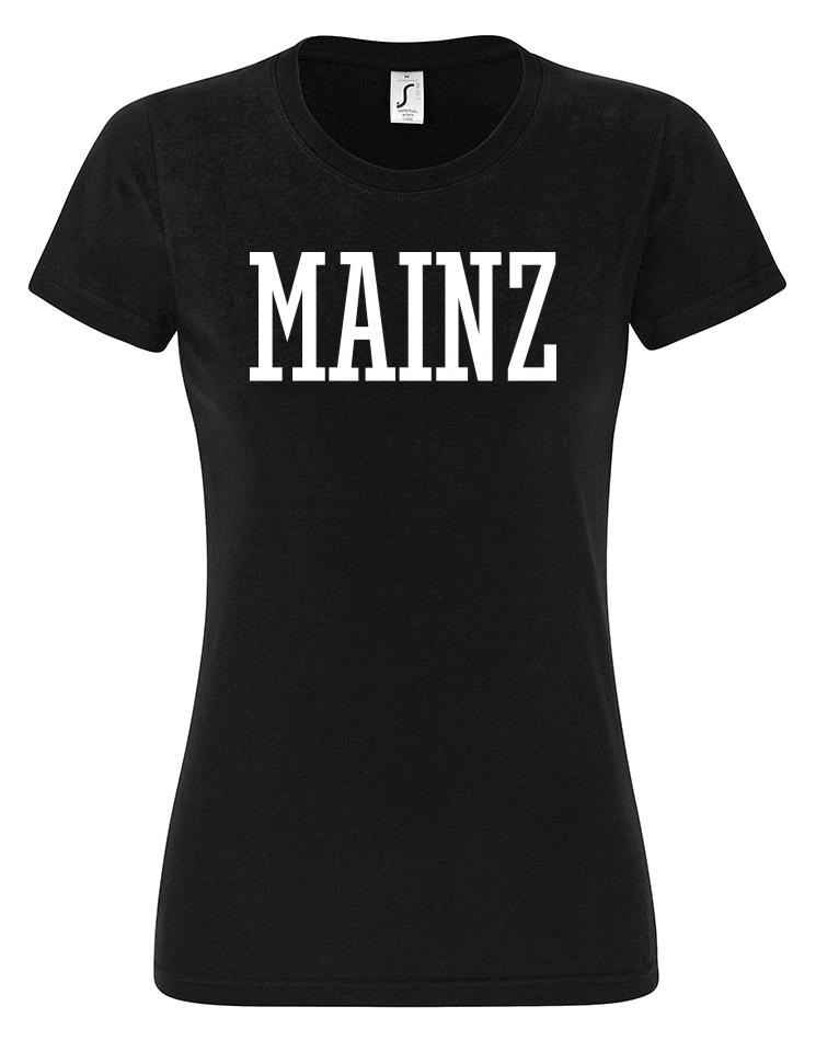 Mainz Damen T-Shirt schwarz