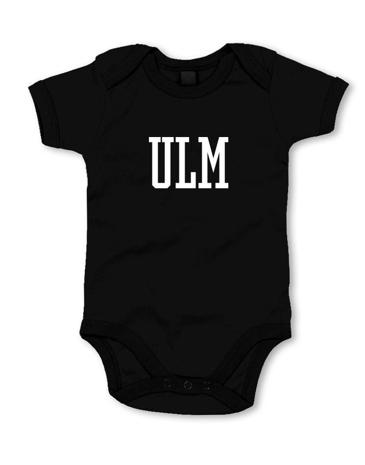 Ulm Babystrampler schwarz