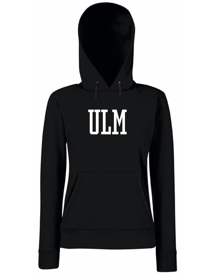 Ulm Damen Kappu schwarz