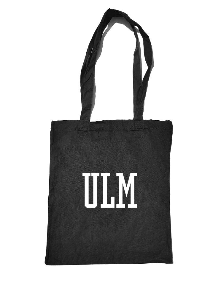 Ulm Jutebeutel schwarz