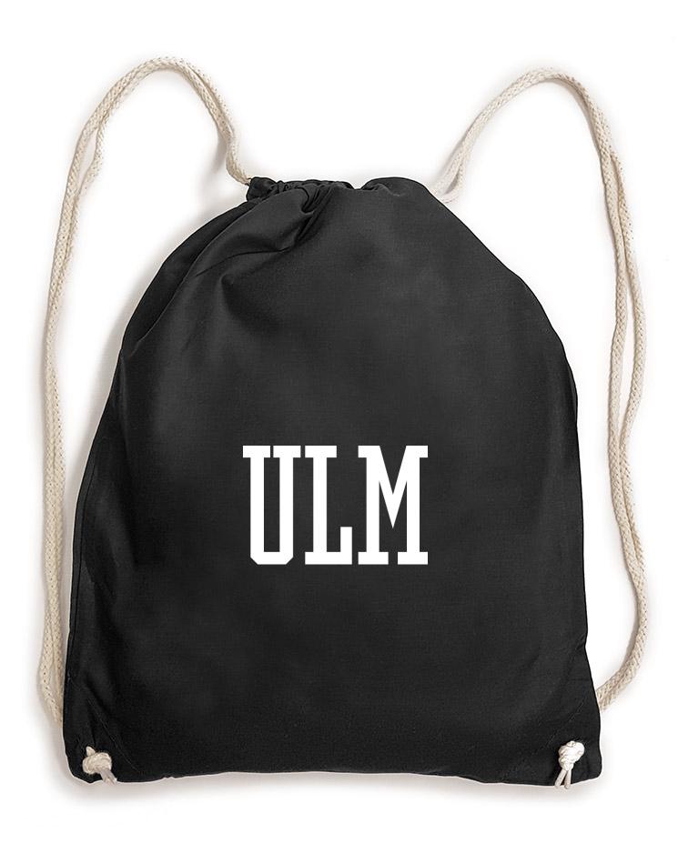 Ulm Baumwollrucksack schwarz
