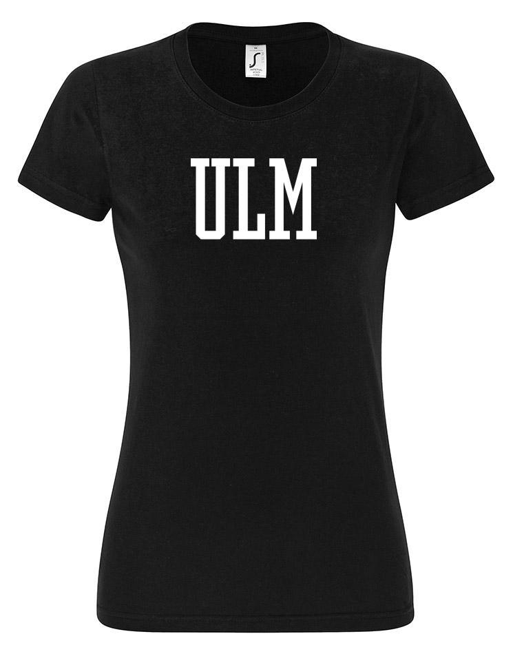 Ulm Damen T-Shirt schwarz