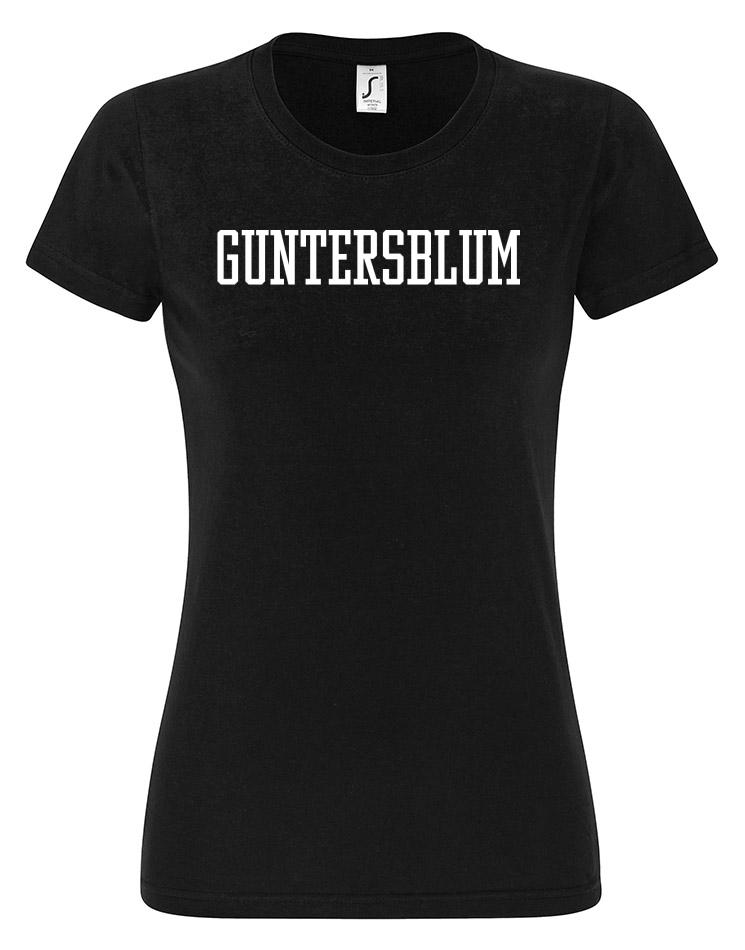 Guntersblum Damen T-Shirt schwarz