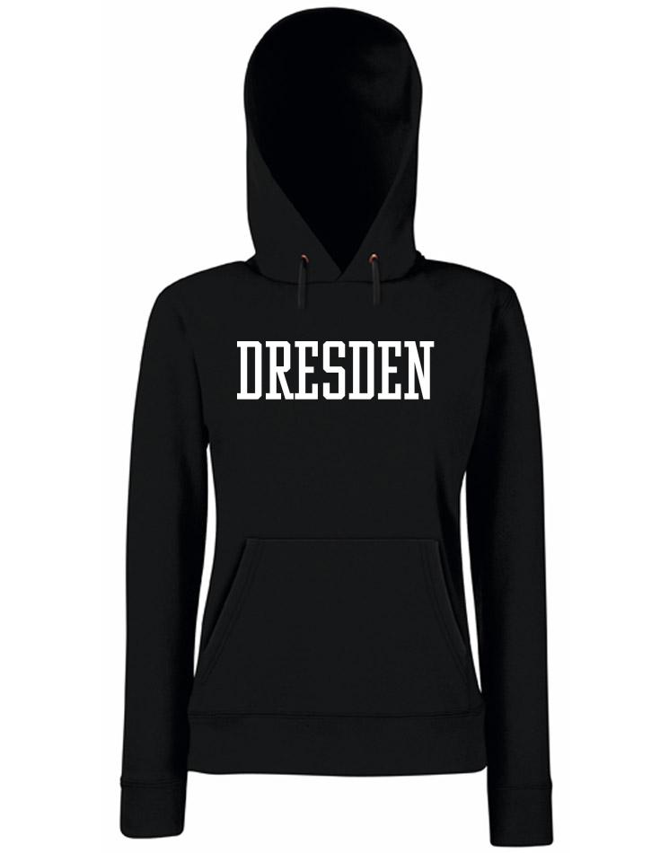 Dresden Damen Kappu schwarz
