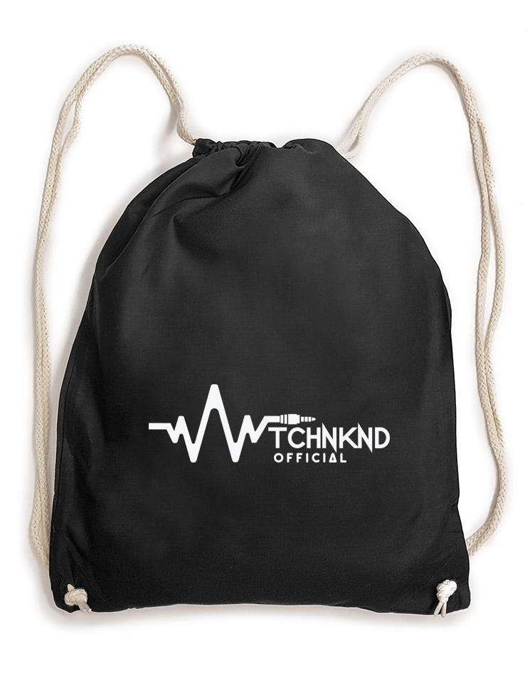 tchnknd Baumwollrucksack schwarz