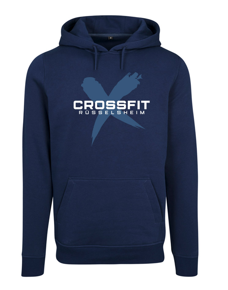 CFR Unisex Heavy Hoodie BigPrint blueX auf LightNavy