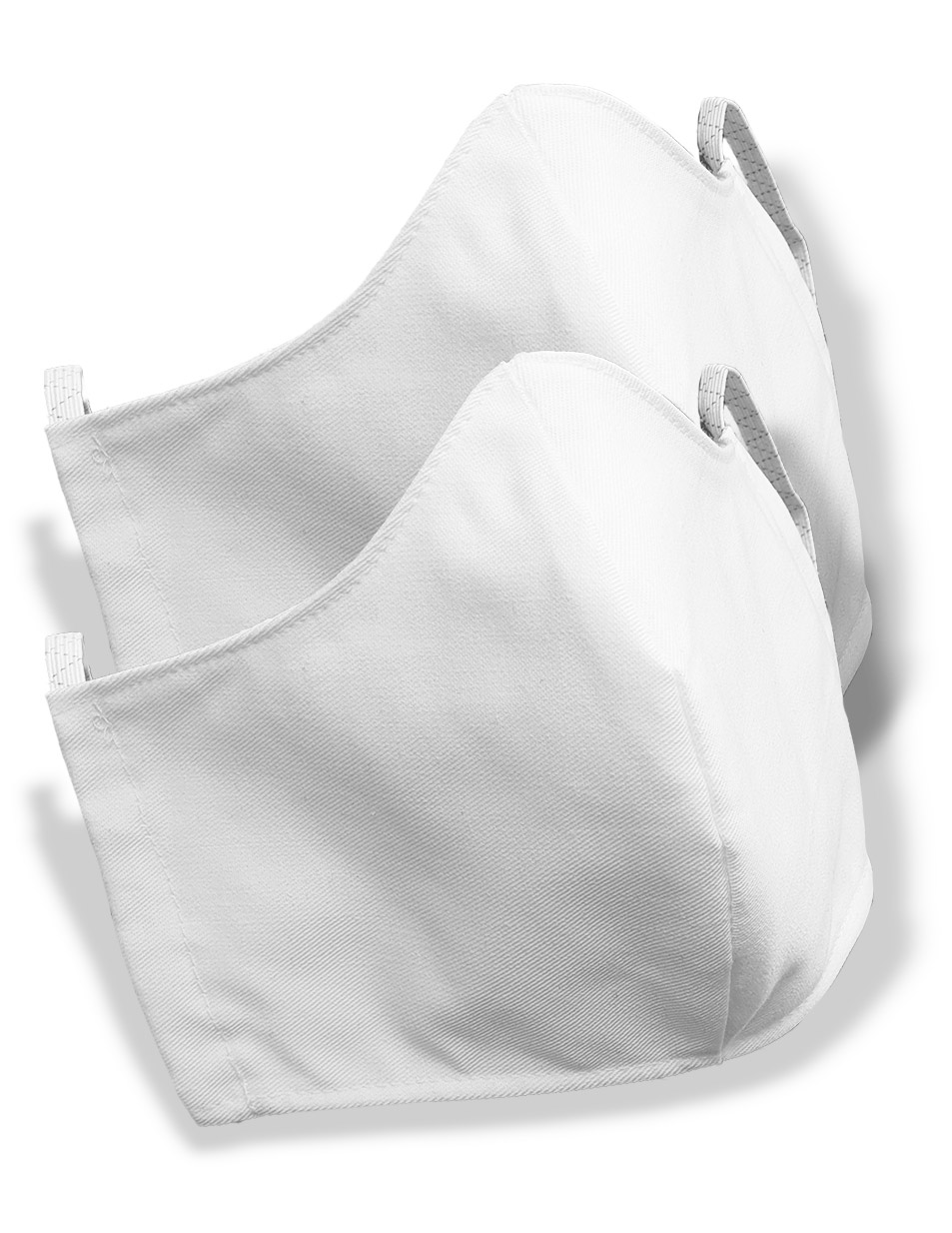 Gesichtsmaske - 2er Pack weiss