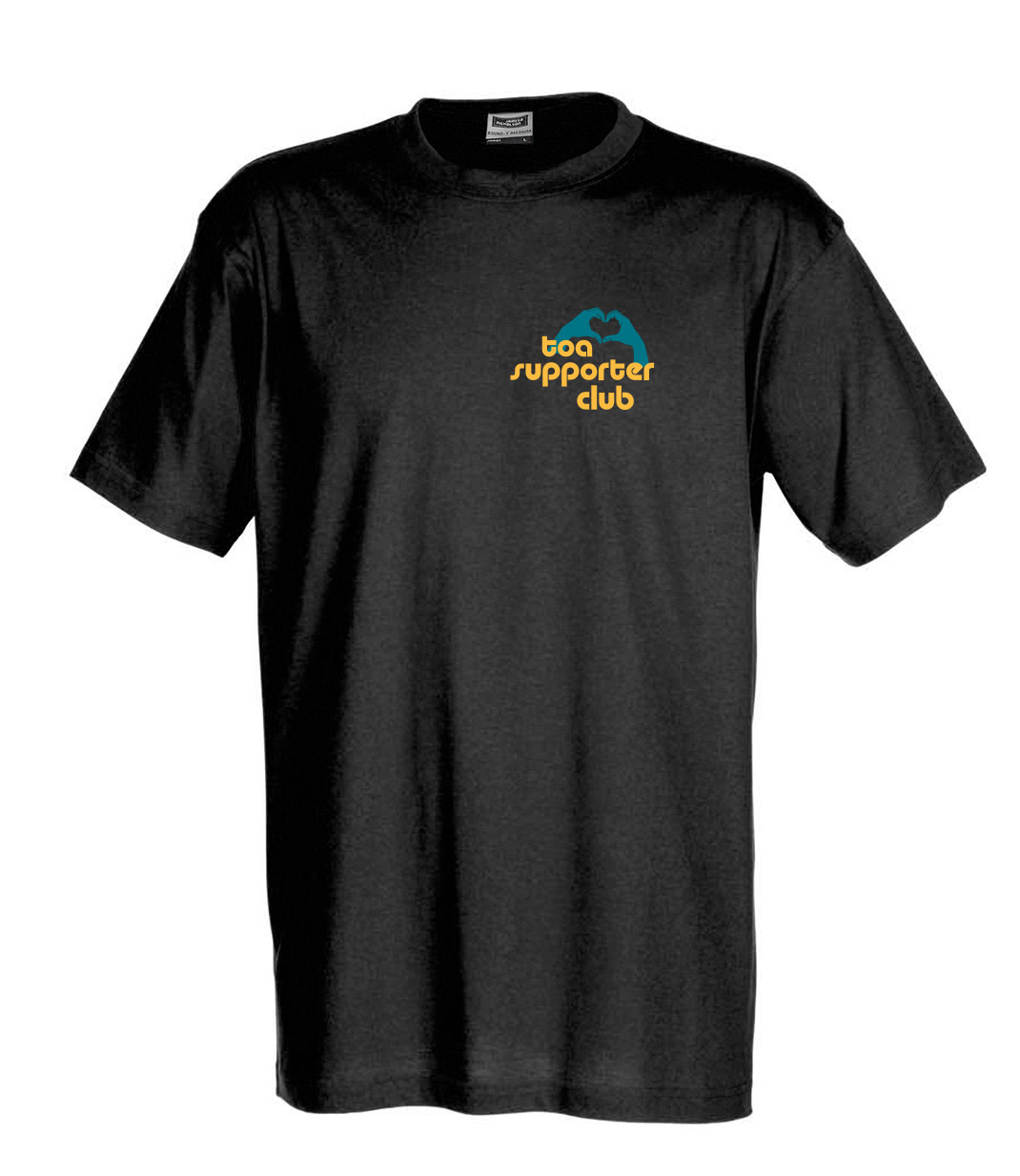 Toa Supporter Club Unisex T-Shirt mehrfarbig auf schwarz