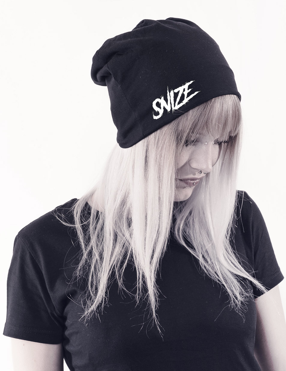 SNIZE Beanie schwarz