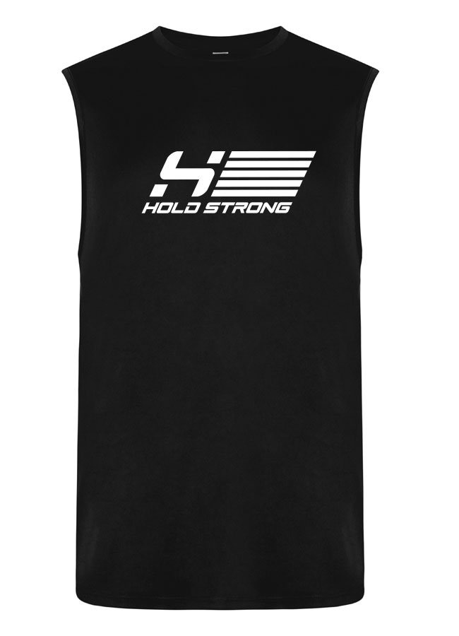 HOLD STRONG Fitness Athlete Sleveless Men schwarz