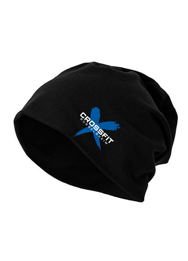 CFR Beanie wei/blau auf schwarz