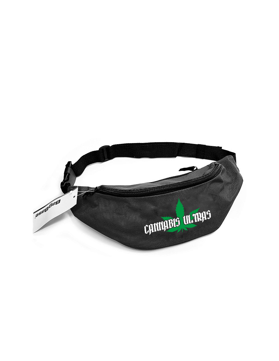 Cannabis Ultras Grteltasche grn/weiss auf schwarz