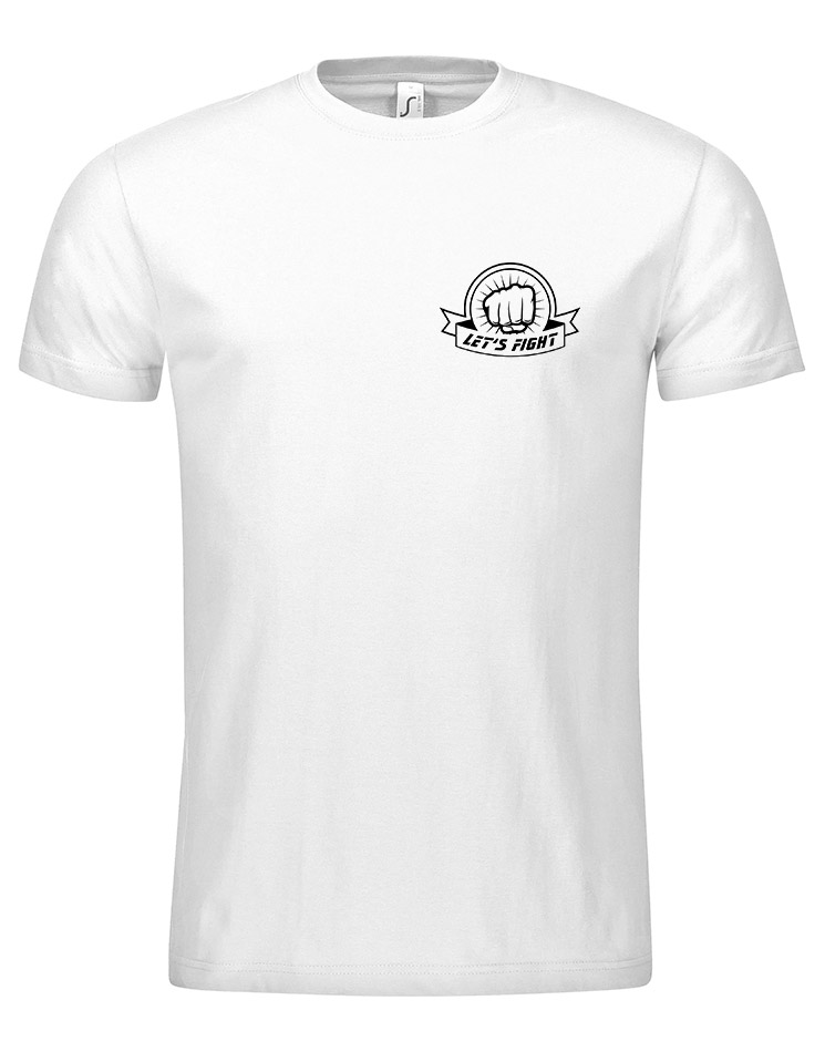 Lets Fight T-Shirt weiss