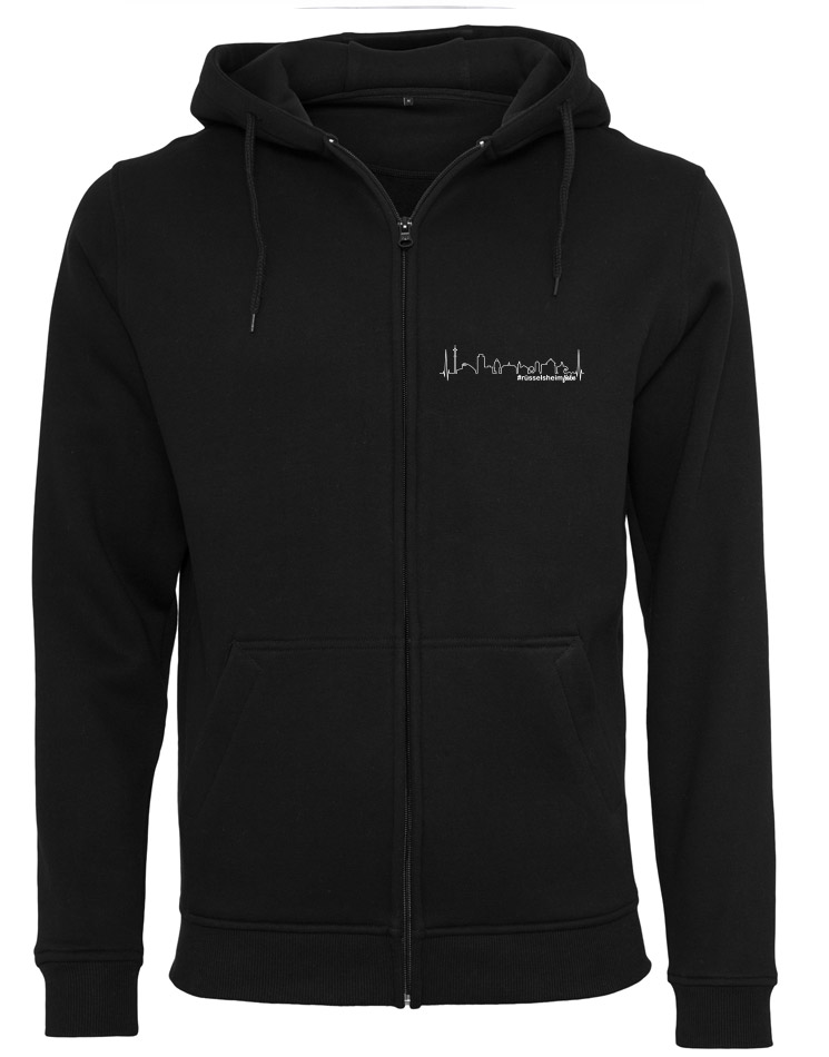 Skyline Zipperhoodie schwarz