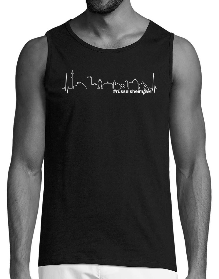 Skyline Tank Top schwarz