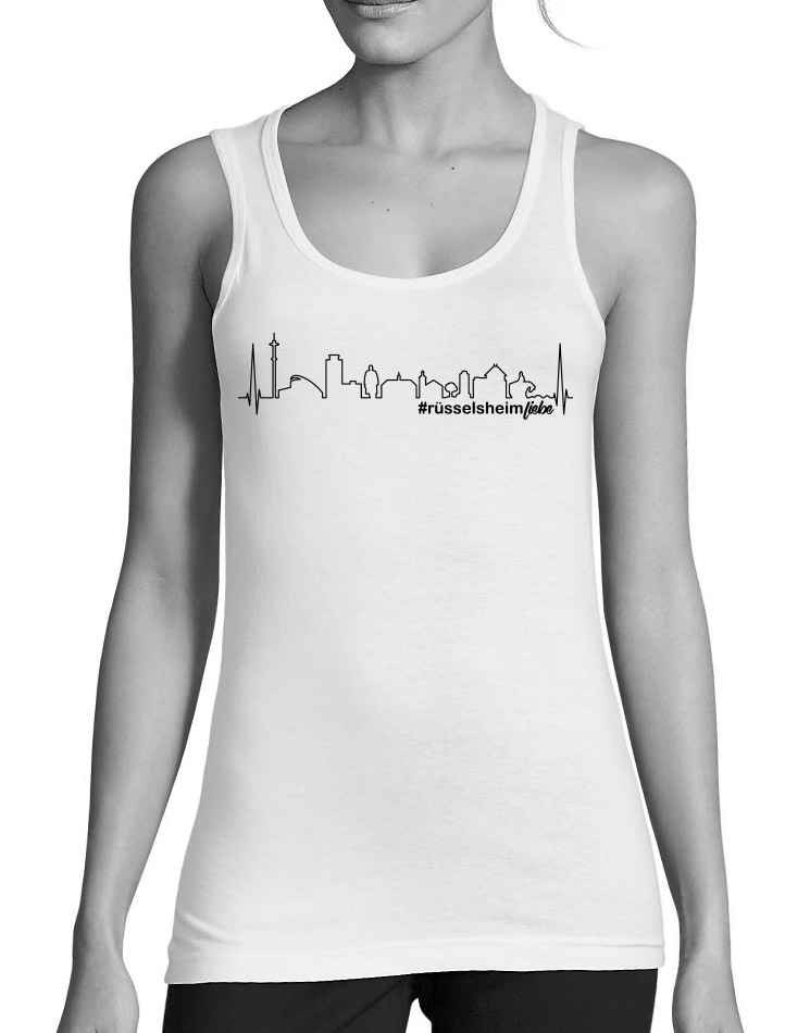 Skyline Damen Tank Top weiss