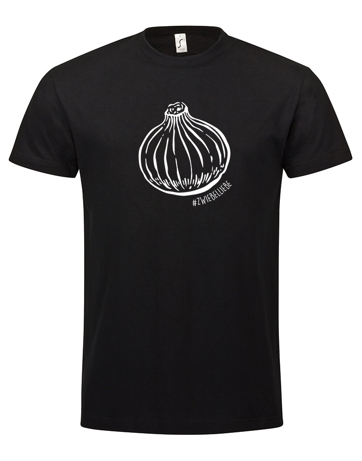 Onion T-Shirt wei auf schwarz