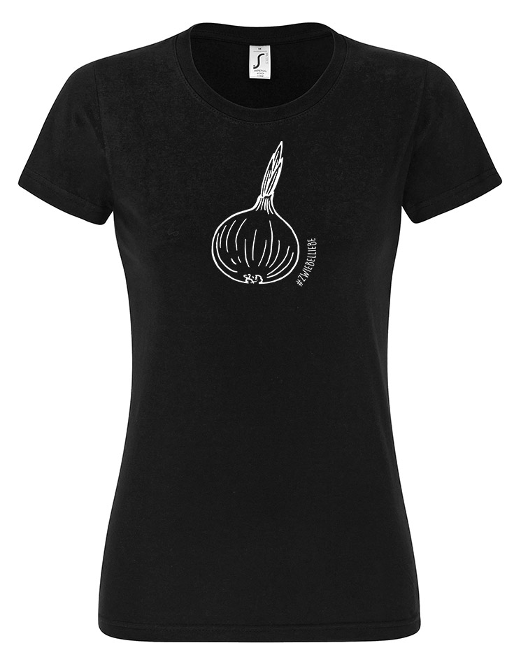 Zwiebelknolle Damen T-Shirt schwarz