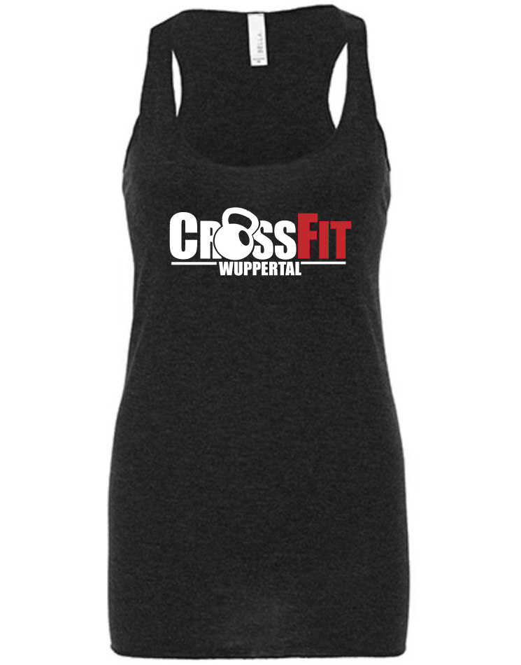 CrossFit Wuppertal Girly Tank Top mehrfarbig auf black