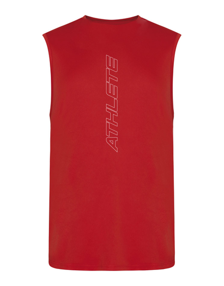 CrossFit Wuppertal Unisex Tank Top mehrfarbig auf rot