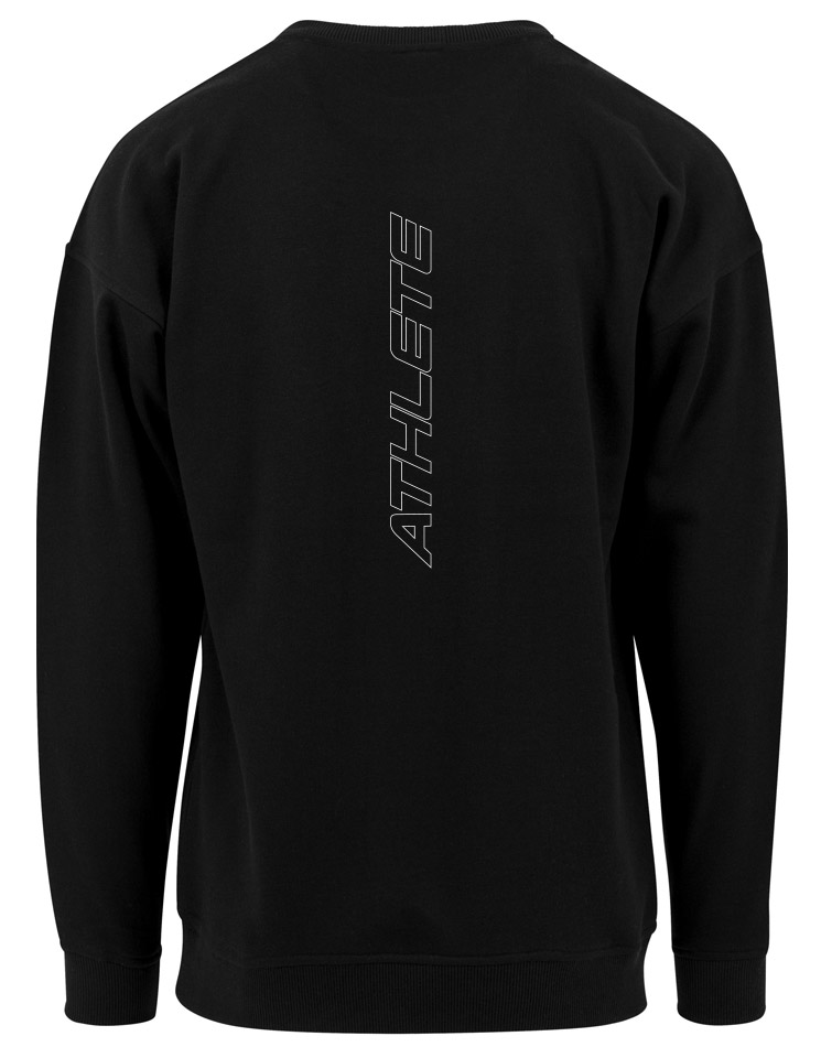CrossFit Wuppertal Fitness Crew Neck Sweatshirt mehrhfarbig auf schwarz