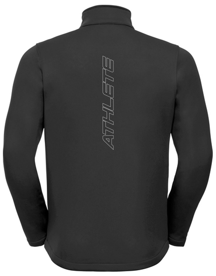 CrossFit Wuppertal Fitness Softshell Jacket Men mehrfarbig auf convoy grey