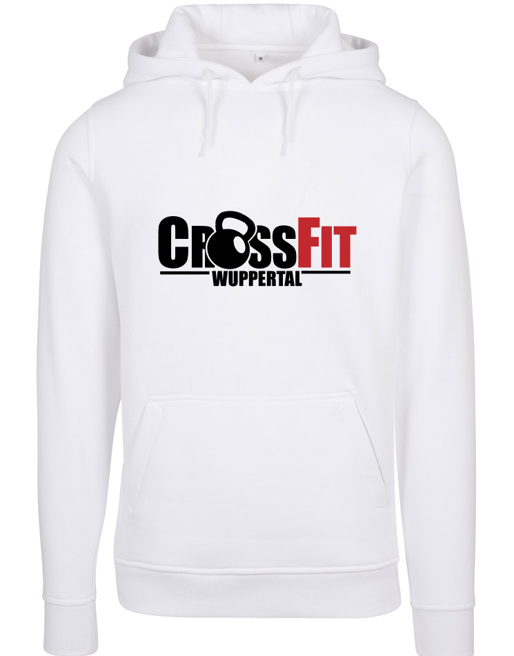 CrossFit Wuppertal Fitness Hoodie Men mehrfarbig auf weiss