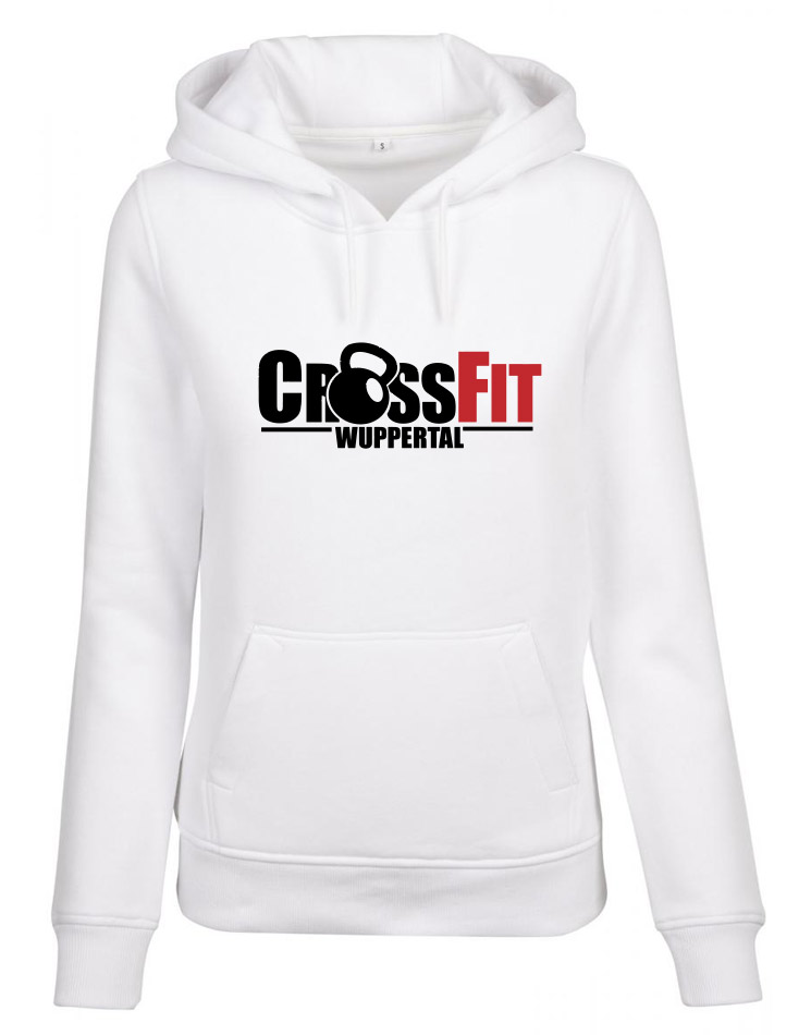 CrossFit Wuppertal Fitness Hoodie Women mehrfarbig auf weiss