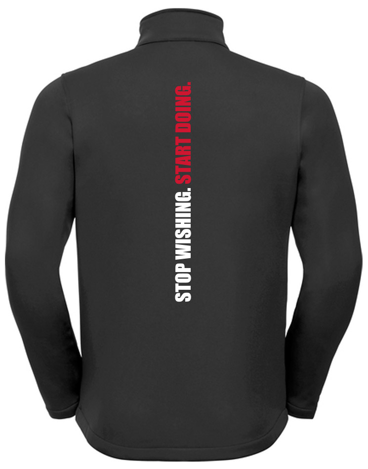 CrossFit Wuppertal Stop Wishing Start Doing Softshell Jacket Men 