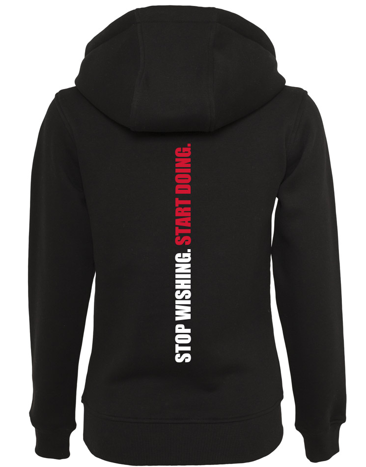 CrossFit Wuppertal Stop Wishing Start Doing Hoodie Women 