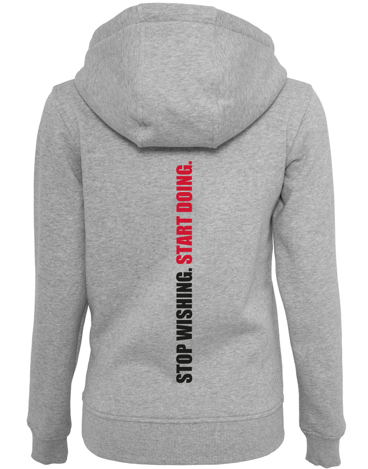 CrossFit Wuppertal Stop Wishing Start Doing Hoodie Women 