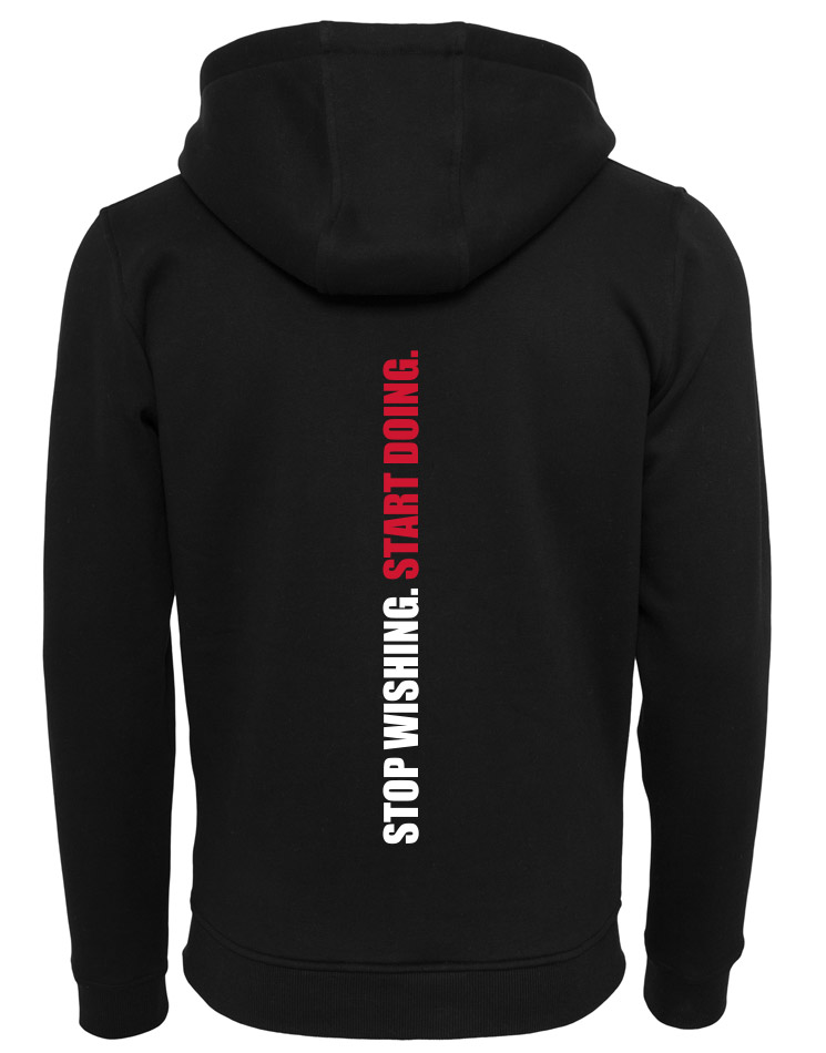 CrossFit Wuppertal Stop Wishing Start Doing Zip Hoodie Men 