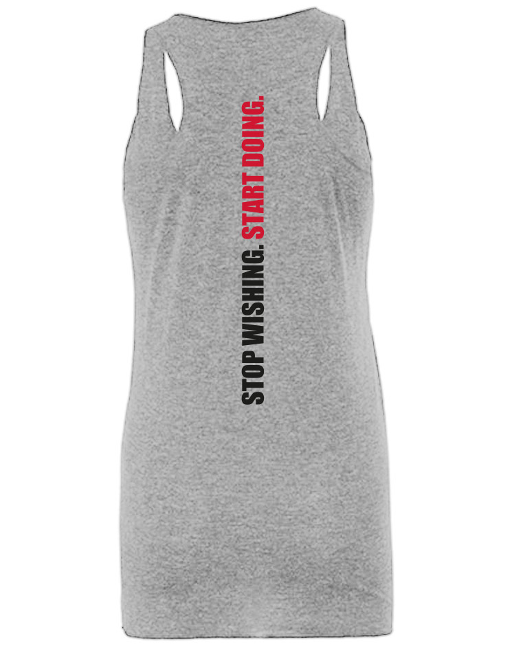 CrossFit Wuppertal Stop Wishing Start Doing Girly Tank Top 